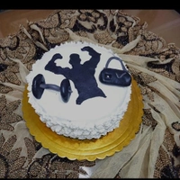 کیک تولد مدل باشگاهی 2کیلویی بامغزی گردو وموز
