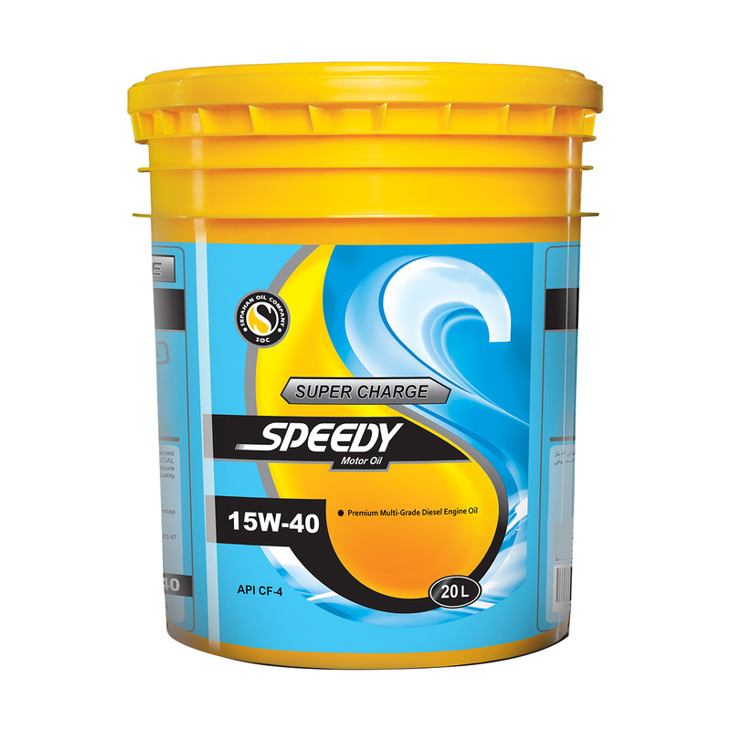 روغن موتور اسپیدی مدل 15W40 CF4 حجم 20 لیتر