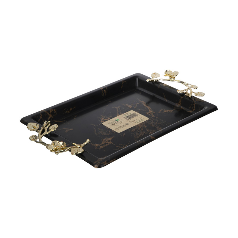 سینی فرش کیپس طرح مستطیل مدل ماربل