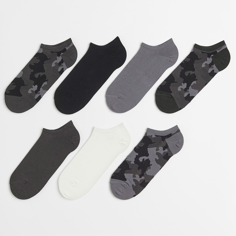 جوراب ساق کوتاه مردانه اچ اند ام مدل 0577425032 مجموعه 7 عددی