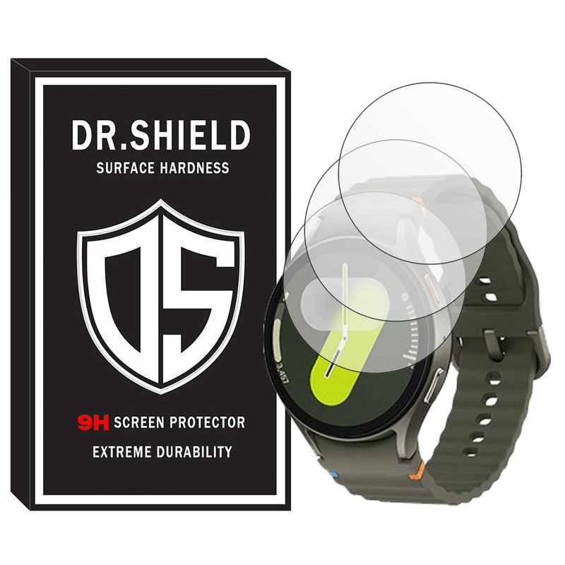 خرید و قیمت محافظ صفحه نمایش دکتر شیلد مدل DR-GL مناسب برای ساعت هوشمند سامسونگ Galaxy watch 7 44mm بسته سه عددی