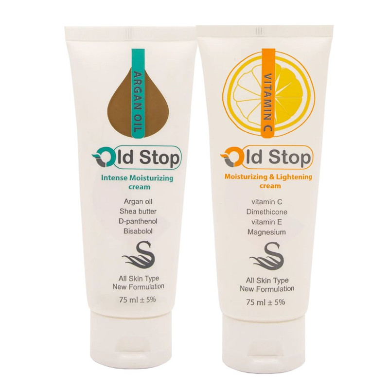 کرم مرطوب کننده اولد استاپ مدل Intense حجم 75 میلی لیتر مجموعه دو عددی