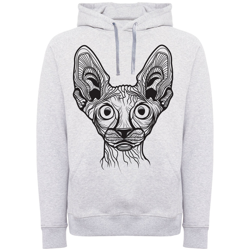 هودی مردانه طرح گربه کد F436