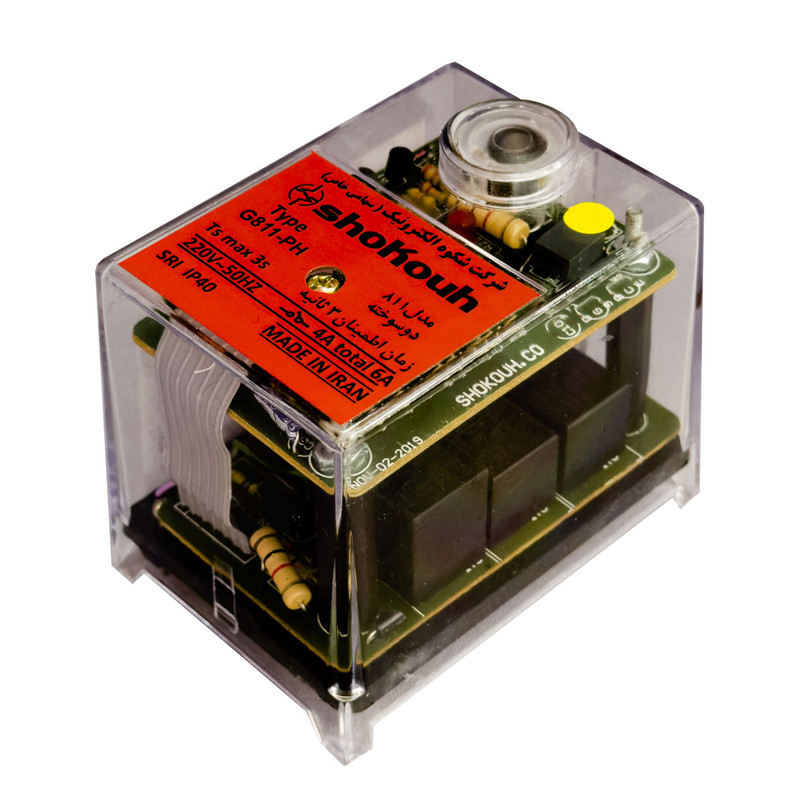 خرید و قیمت رله دو گانه سوز دیجیتال شکوه الکترونیک مدل G811-PH