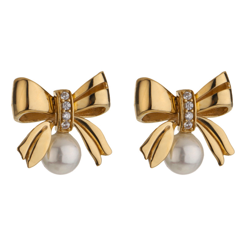 خرید و قیمت گوشواره میخی طلا 18 عیار زنانه چشم کانسپت مدل CEU06