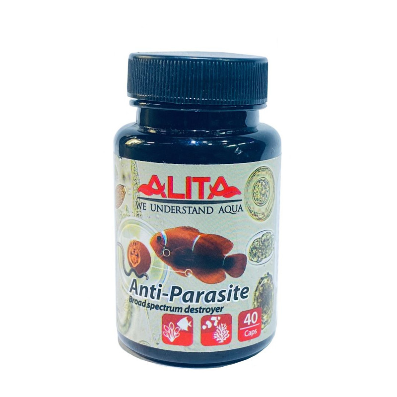 داروی ضدباکتری آبزیان آلیتا مدل Anti-Parasite بسته 40 عددی