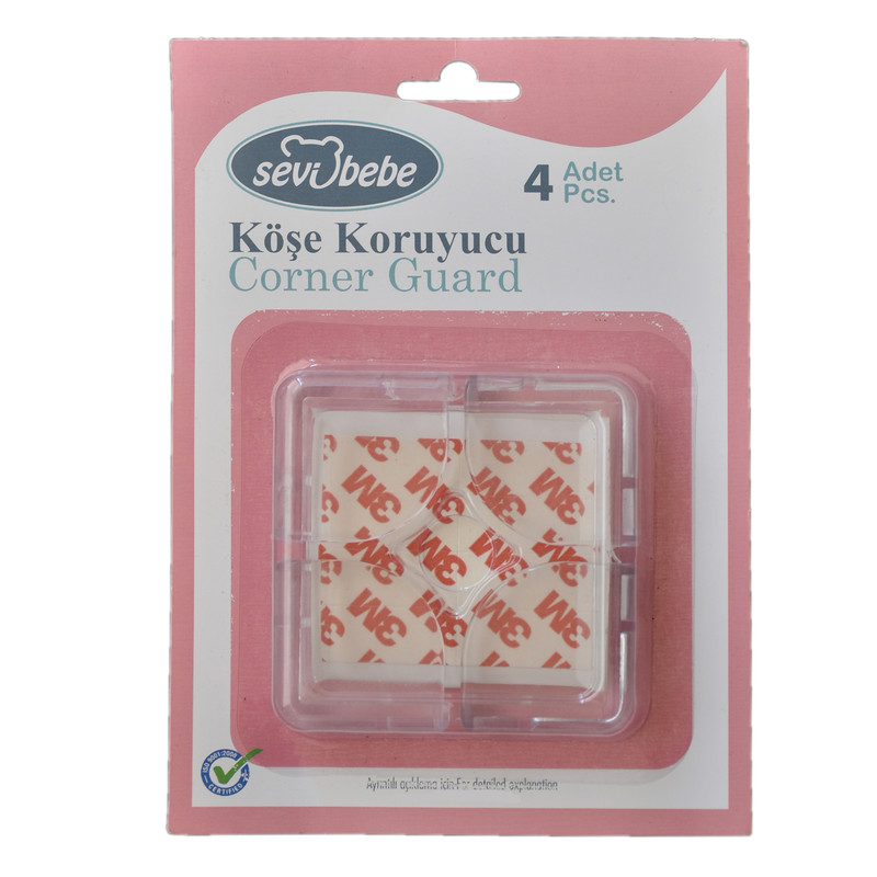 محافظ لبههای تیز کودک سوی ببه مدل Sev8611 بسته 4 عددی