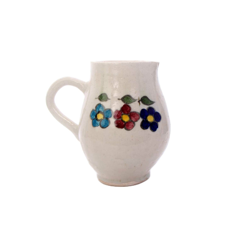 خرید و قیمت پارچ نقاشی رو لعابی آرانیک مدل گل کد 1008100004