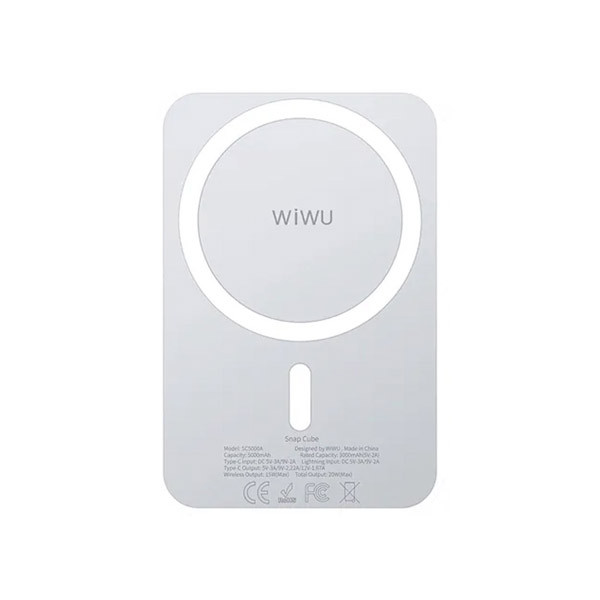 پاوربانک ویوو مدل Snap cube SC5000A ظرفیت 5000 میلی آمپر ساعت