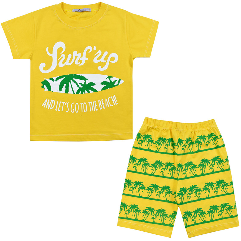 خرید و قیمت ست تی شرت و شلوارک پسرانه نیروان مدل 1978 -5