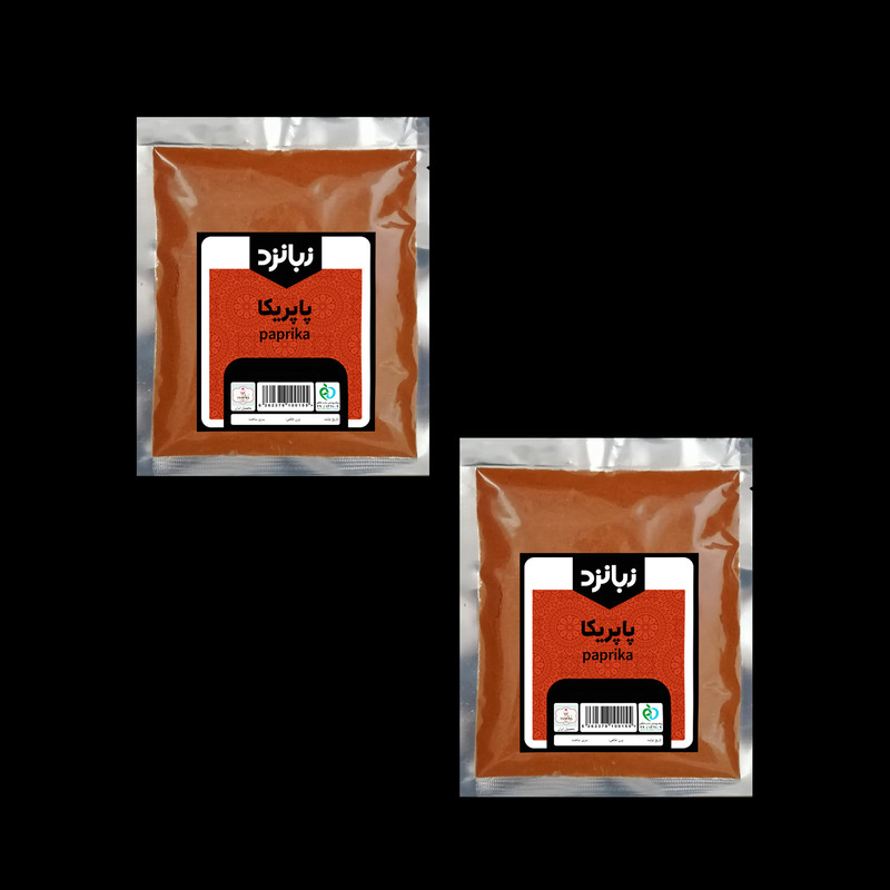 پودر پاپریکا زبانزد - 100 گرم بسته 2 عددی
