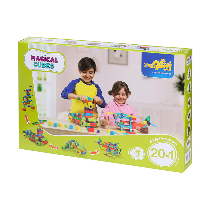 ساختنی زینگو مدل مکعب های جادویی 142 قطعه
