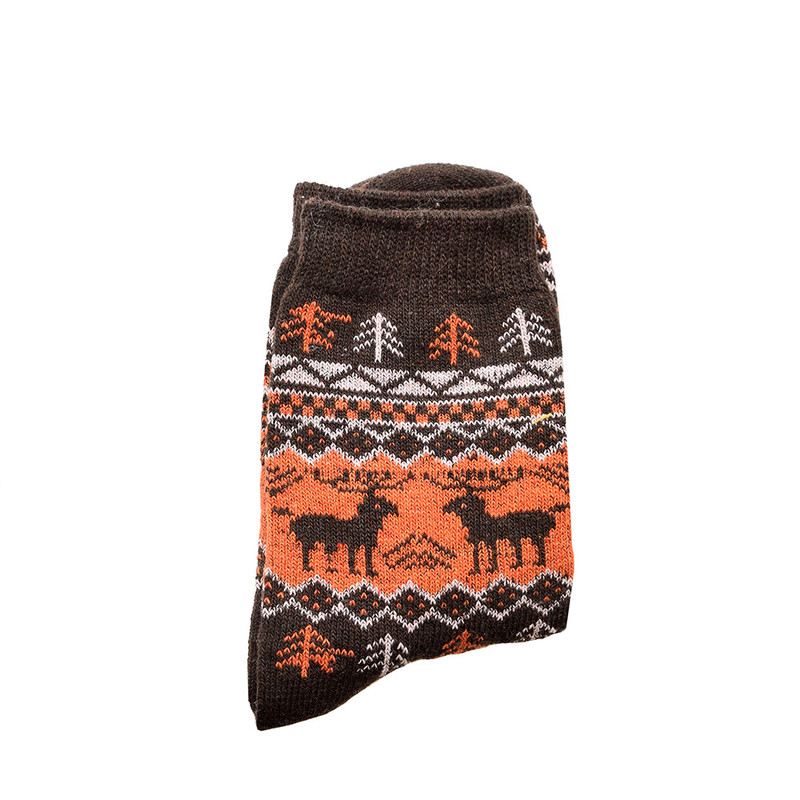 جوراب دخترانه مدل بافت پشمی دو گوزن کد GH