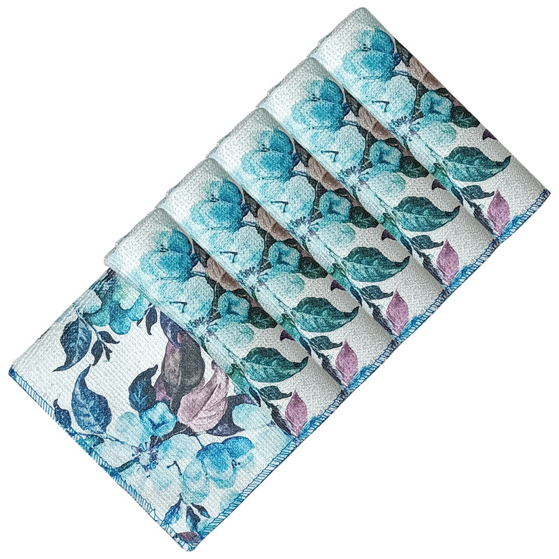 دستمال آشپزخانه بی تی مدل رز کد 30x30RB5 بسته 5 عددی