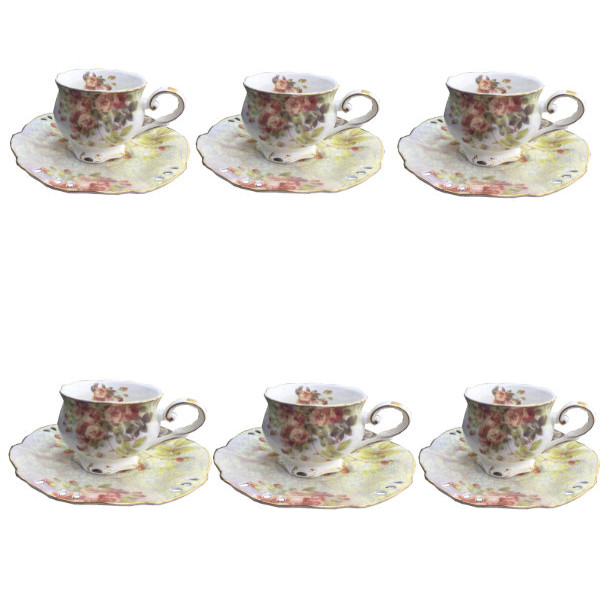 سرویس چای خوری 12 پارچه لمونژ کد cr 72