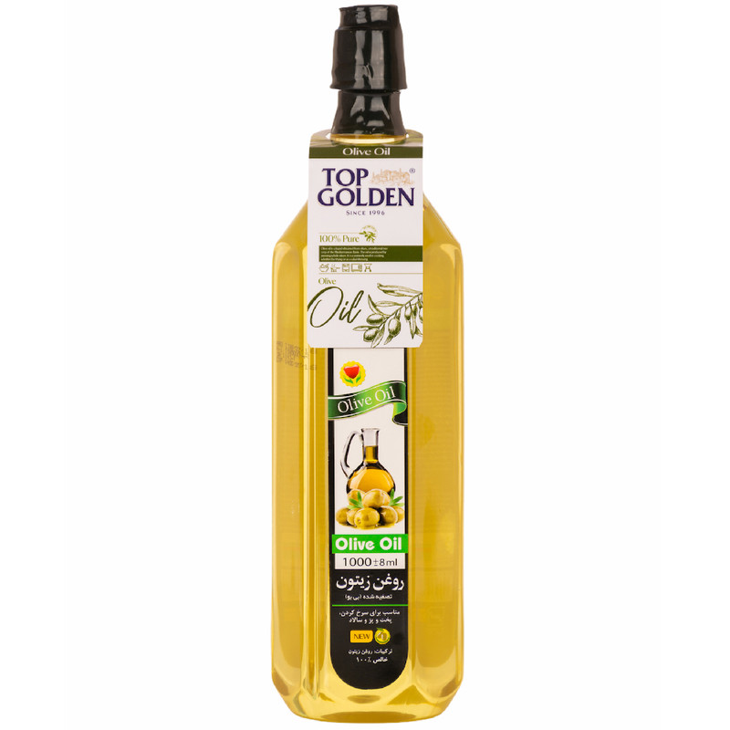 روغن زیتون تصفیه شده تاپ گلدن - 1 لیتر