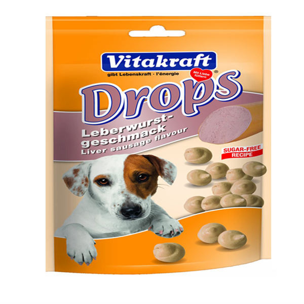 اسنک تشویقی سگ ویتاکرافت مدل Liver sausage کد 26548 وزن 200 گرم بسته 3 عددی