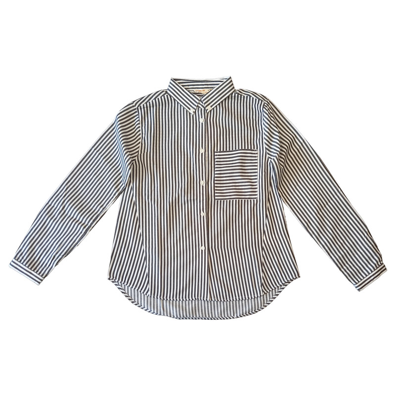 شومیز آستین بلند دخترانه کولزیون مدل راه راه