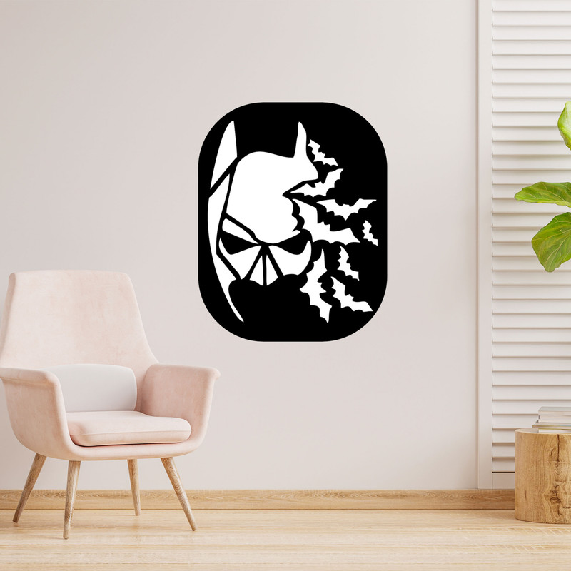 دیوارکوب طرح خفاش و بتمن مدل A1664-4050