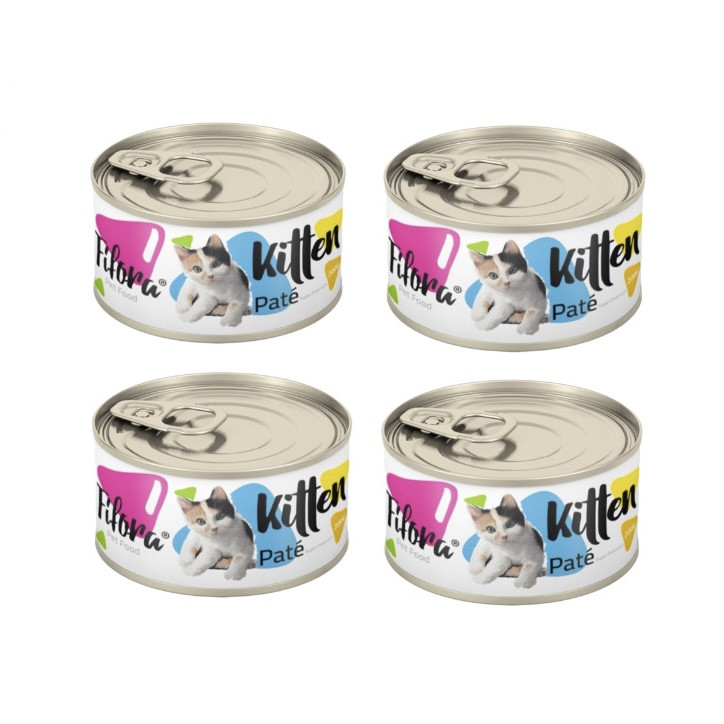 خرید و قیمت کنسرو غذای بچه گربه فیفورا مدل میکس حجم 120 گرم مجموعه 4 عددی