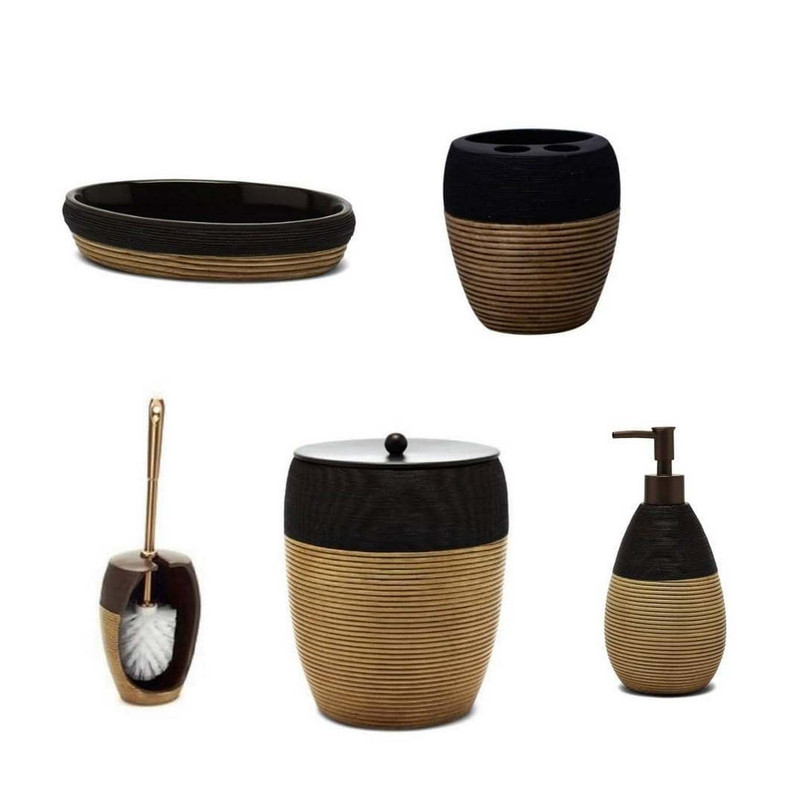 ست سرویس بهداشتی 5 پارچه پریمانوا مدل RATTAN