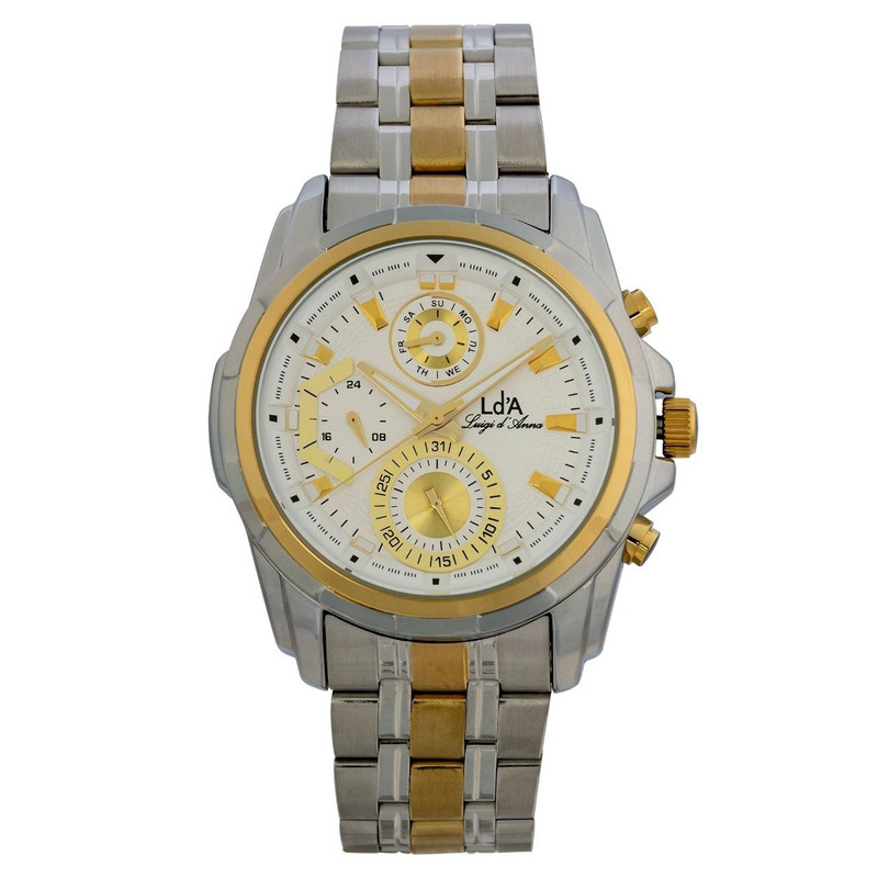 ساعت مچی عقربهای مردانه مکانیکی ال دی ای مدل سه موتور