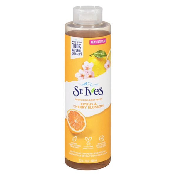 شامپو بدن اس تی.ایوز مدل مرکبات و شکوفههای گیلاس حجم 650 میلی لیتر