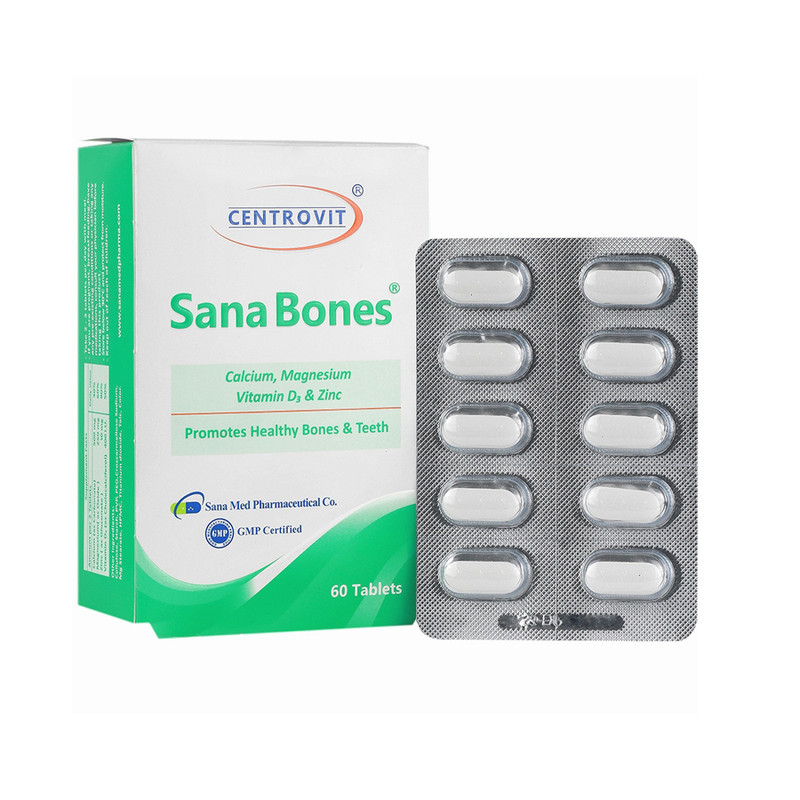 خرید و قیمت قرص سانابونز سنترویت بسته 60 عددی