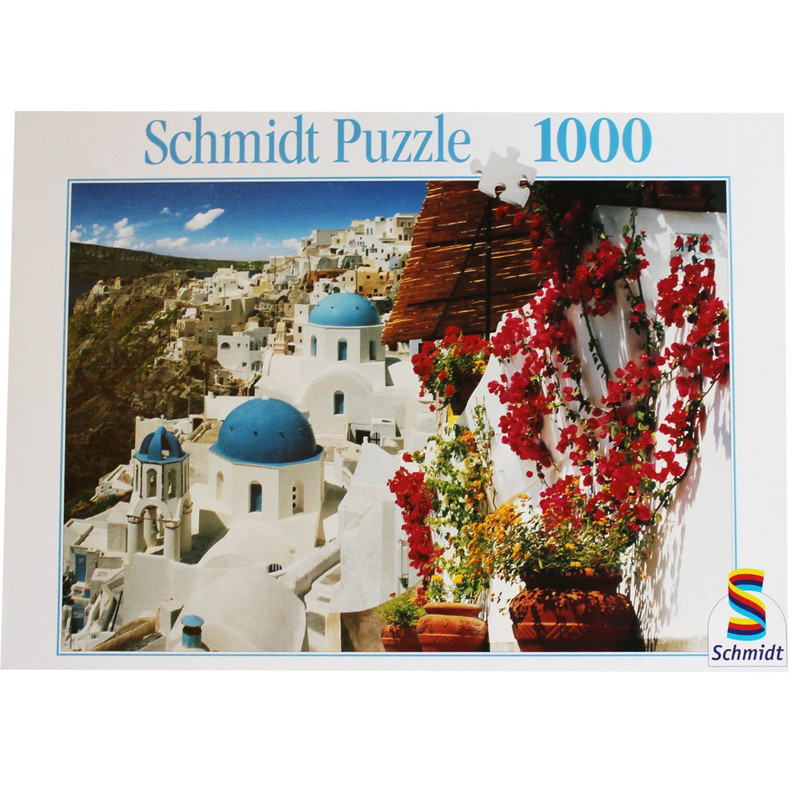 خرید و قیمت پازل 1000 تکه اشمیت مدل Santorin