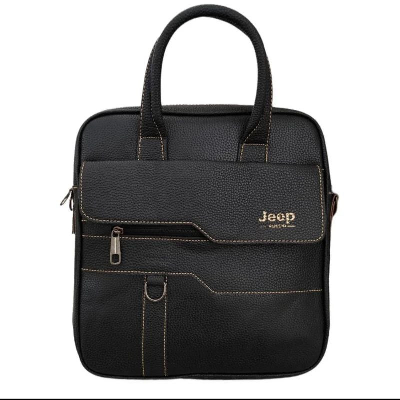 خرید و قیمت کیف اداری مردانه جیپ مدل کلاسیک ساده کد TG01