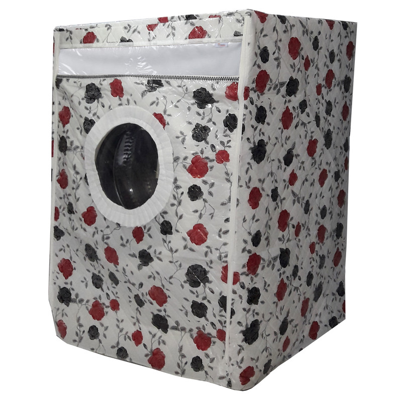 کاور ماشین لباسشویی مدل گل کد F1025