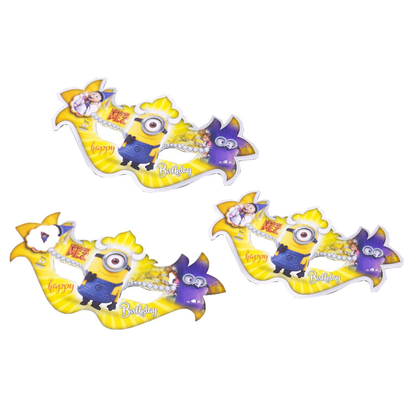 ماسک مهمانی ایرسا مدل Minion بسته 6 عددی