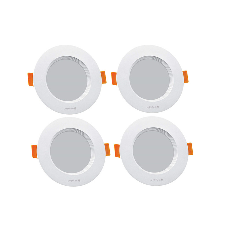 پنل ال ای دی 9 وات پارس شعاع توس مدل سولاریس دایره بسته 4 عددی