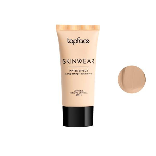 کرم پودر تاپ فیس مدل اسکین ویر شماره 004 حجم 30 میلی لیتر