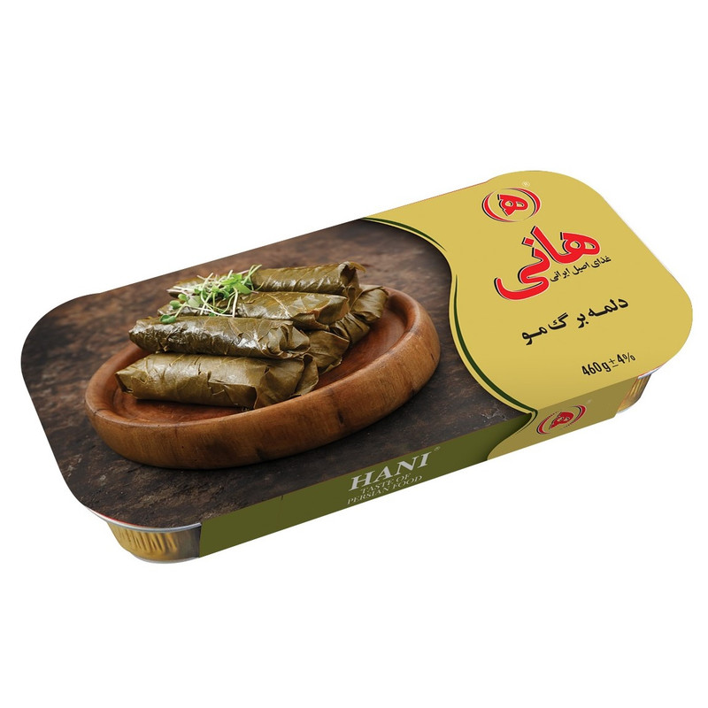 خرید و قیمت کنسرو دلمه برگ مو هانی - 460 گرم