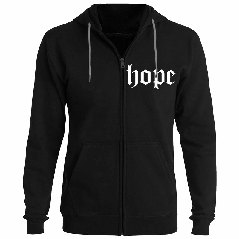 سویشرت زنانه مدل P04 HOPE رنگ مشکی