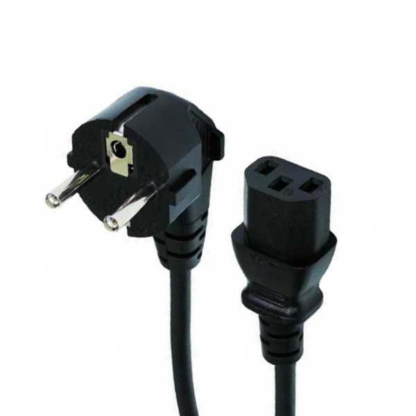 کابل برق سه پین منبع تغذیه کامپیوتر کی نت پلاس مدل K18 طول 1.5 متر