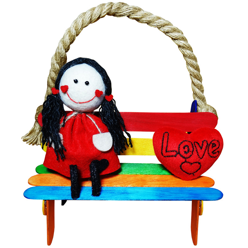 خرید و قیمت آویز تزیینی نیازشاپ مدل عشق کد NP5501