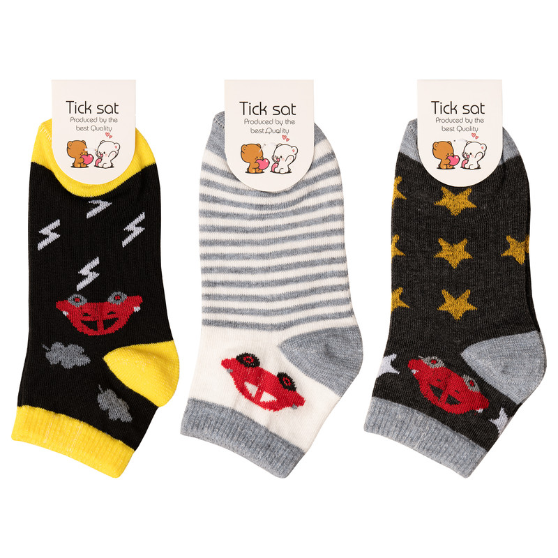 خرید و قیمت جوراب بچگانه تیک سات مدل TST5-2 مجموعه 3 عددی