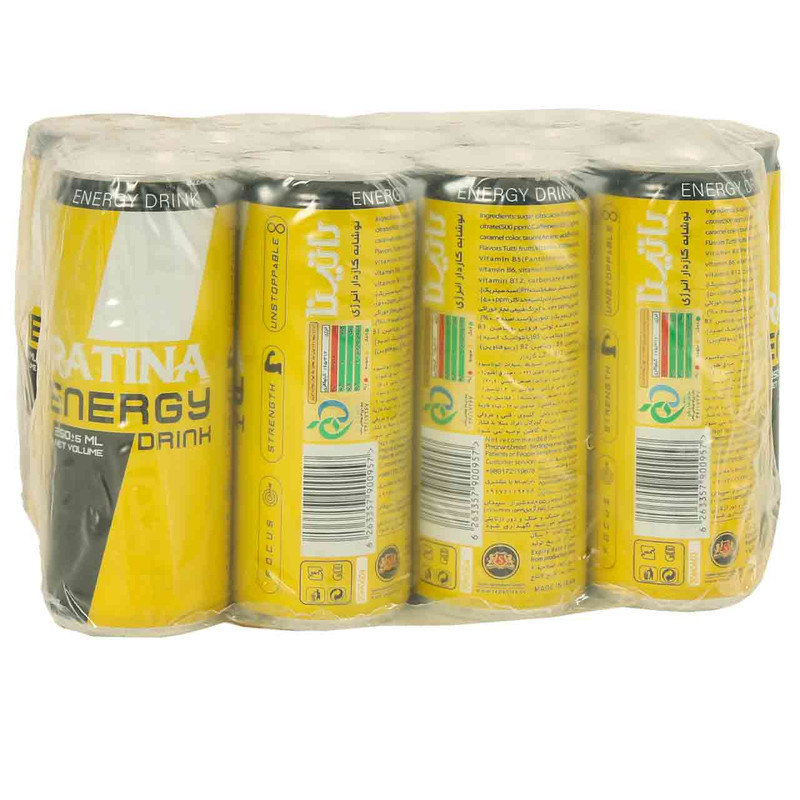 خرید و قیمت نوشابه انرژی زا راتینانو- 250 میلی لیتر بسته 12 عددی
