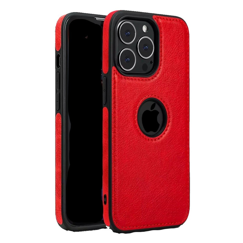 کاور مدل چرم کد DU مناسب برای گوشی موبایل اپل Iphone 15/14 Pro