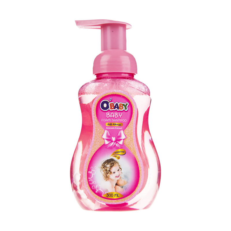 شامپو فوم سر نوزاد او بیبی حجم 300 میلی لیتر