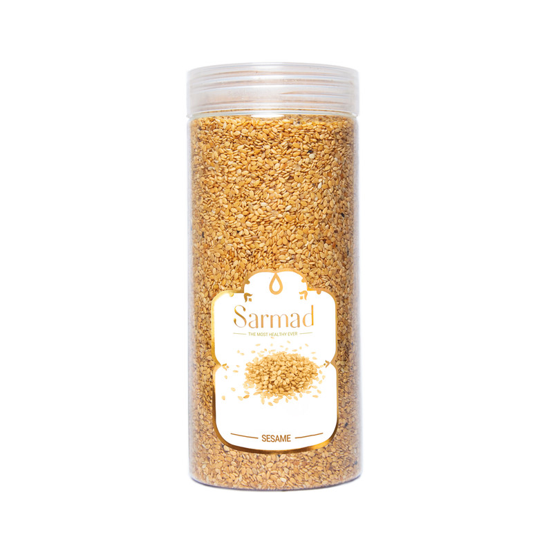 خرید و قیمت کنجد برشته دو آتشه ممتاز سرمد - 500 گرم