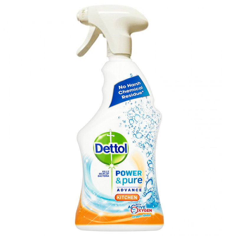 خرید و قیمت اسپری ضدعفونی کننده سطوح دتول مدل power and pure حجم 750 میلی لیتر