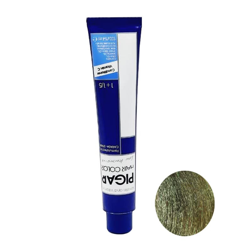 رنگ مو پیگار شماره 7.2 حجم 100 میلی لیتر رنگ بلوند زیتونی متوسط