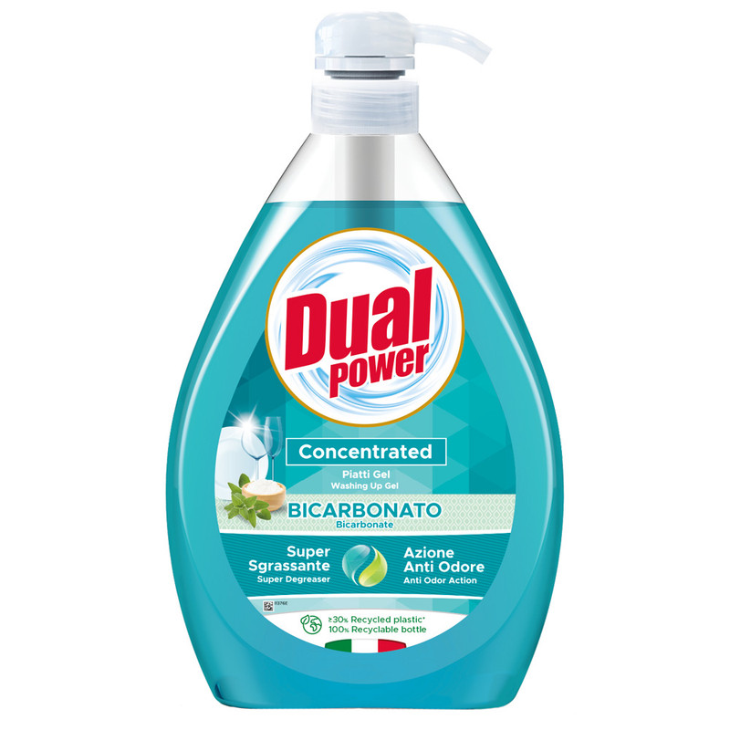 مایع ظرفشویی دوآل پاور مدل بی کربنات حجم 1000 میلی متر