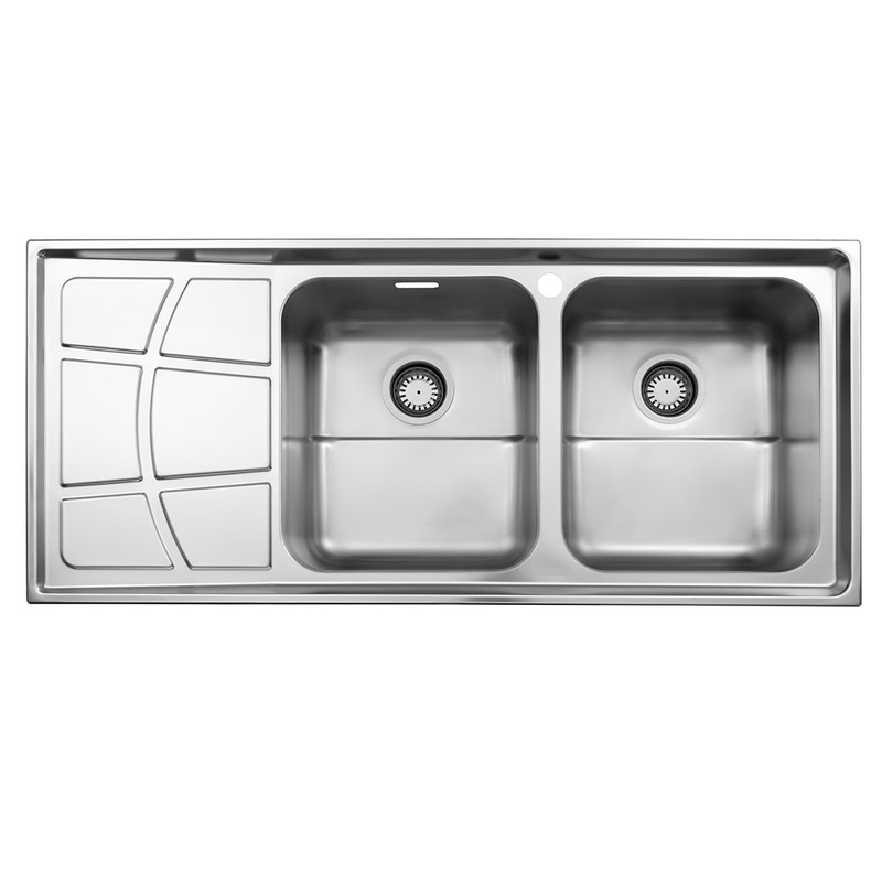 خرید و قیمت سینک استیل البرز مدل 762 توکار