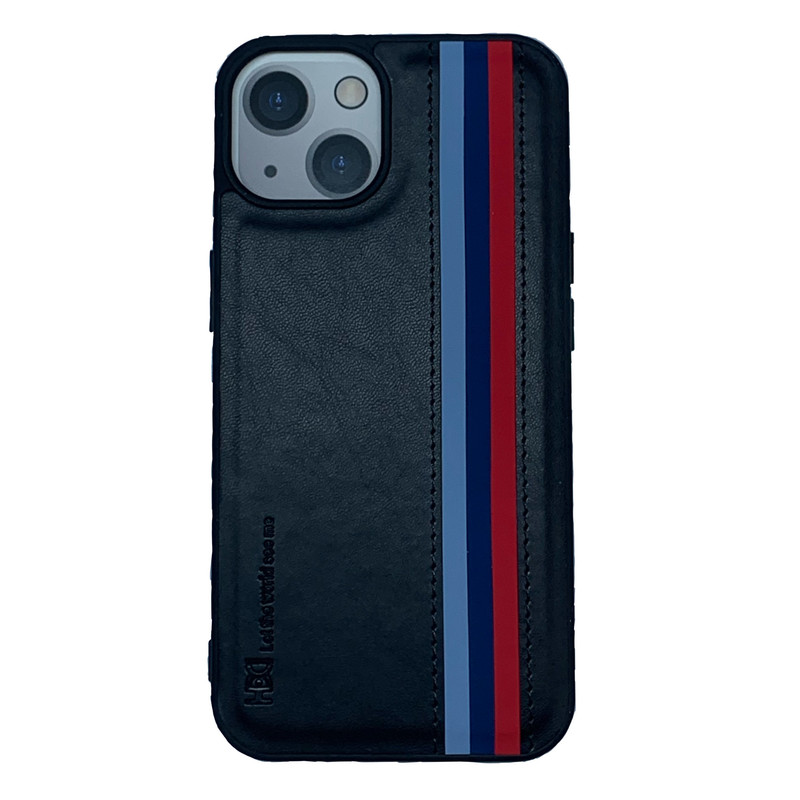 کاور اچ دی دی کدی چرمی طرح بی ام و مناسب برای گوشی موبایل اپل Iphone 13