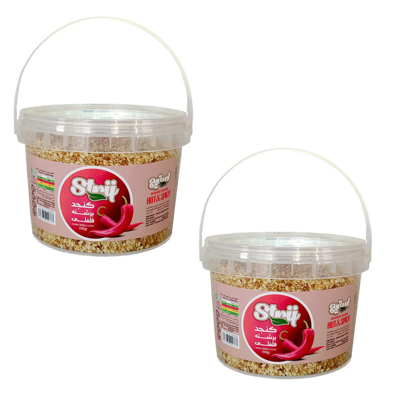 کنجد برشته فلفلی استریج - 300 گرم مجموعه 2 عددی