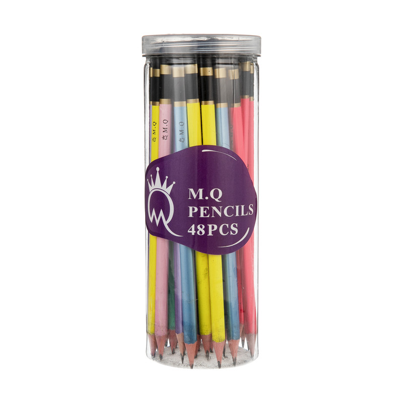 مداد مشکی ام کیو کد 001 مجموعه 48 عددی